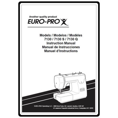 Euro pro x sewing machine user manual pdf